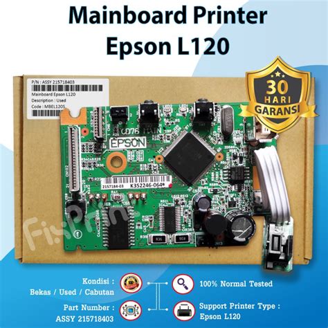 Jual Mainboard Printer Epson L120 Original Board Assy Epson L120