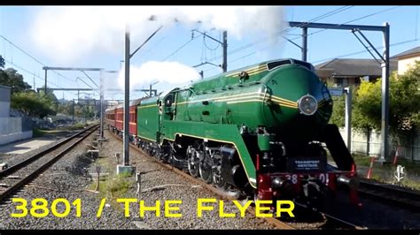 Australian Trains 3801 The Newcastle Flyer Through North Strathfield