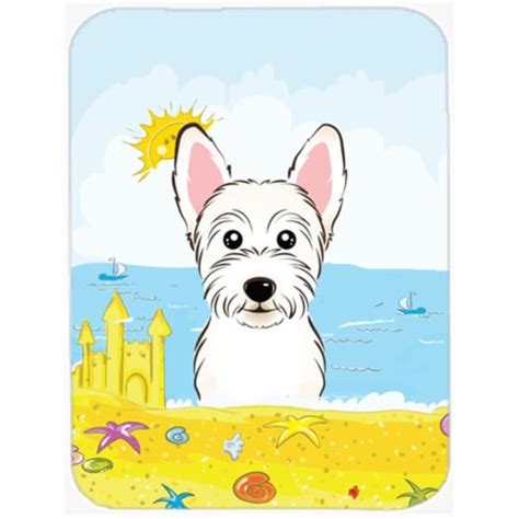 Westie Summer Beach Mouse Pad Hot Pad Or Trivet Smiths Food And Drug