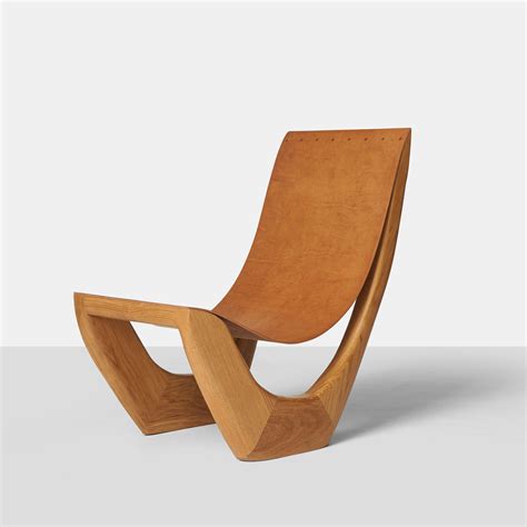 Cantilevered Chair In Oak By Kaspar Hamacher Almond And Company