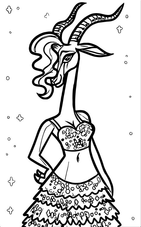 Free Zootopia Coloring Pages At Free Printable