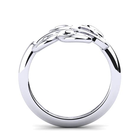 Achetez Glamira Bague Barberville En Argent Blanc Glamira Fr