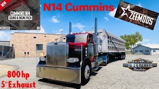 ATS ZEEMODS New Cummins N14 Sound Engine Pack Peterbilt 46 OFF