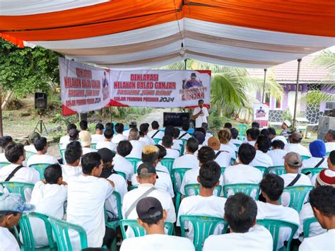 Pelaut Madasari Pangandaran Gabung Nelayan Balad Dukung Ganjar