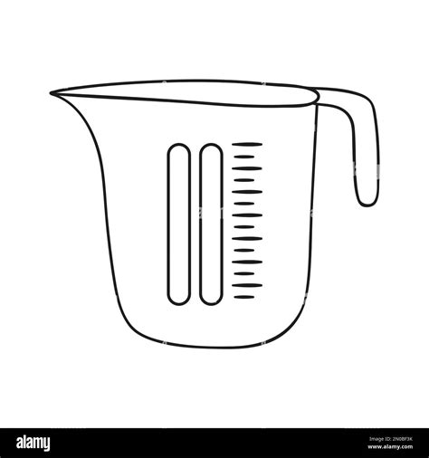 Measuring Cup Clipart Black And White