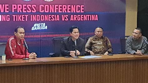 Pssi Resmi Umumkan Harga Tiket Timnas Indonesia Vs Argentina Termurah