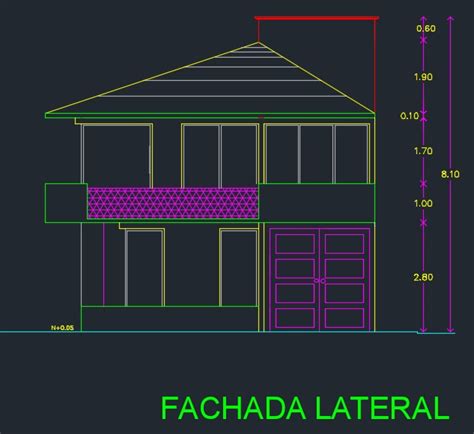 Descargar Plano De Casa De Pisos Y Dormitorios Gratis Dwg