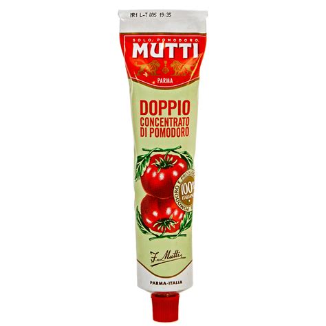 Mutti Doppio Concentrato Di Pomodoro 130 Gr Primo Foods