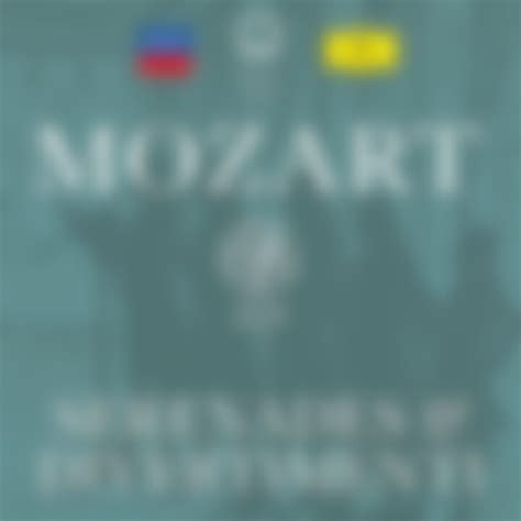 Wolfgang Amadeus Mozart Musik Mozart Serenades Divertimenti