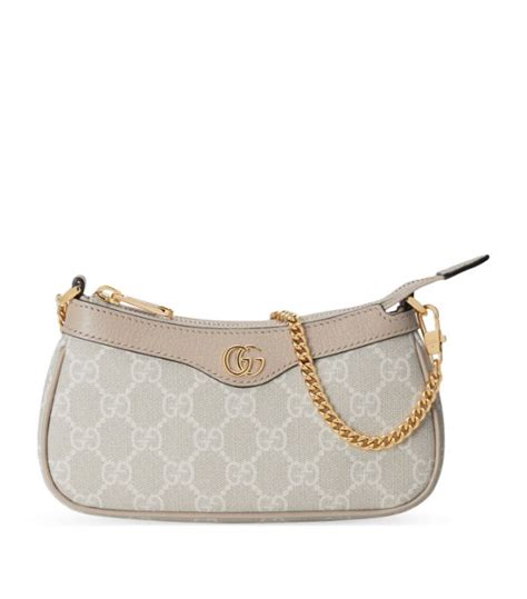 Womens Gucci Neutrals Mini Ophidia Shoulder Bag Harrods UK