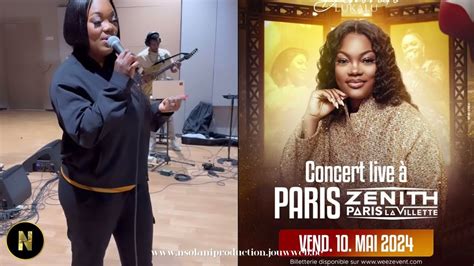 DEBORAH LUKALU CHANTE MUNGU WA MAAJABU EN LIVE PRÉPARATION POUR LE