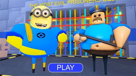 NEW SECRET UPDATE MINION BARRY S PRISON RUN Obby Roblox Gameplay