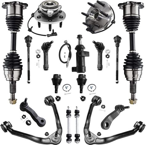 Amazon Detroit Axle Front End Pc Suspension Kit For Wd Chevy