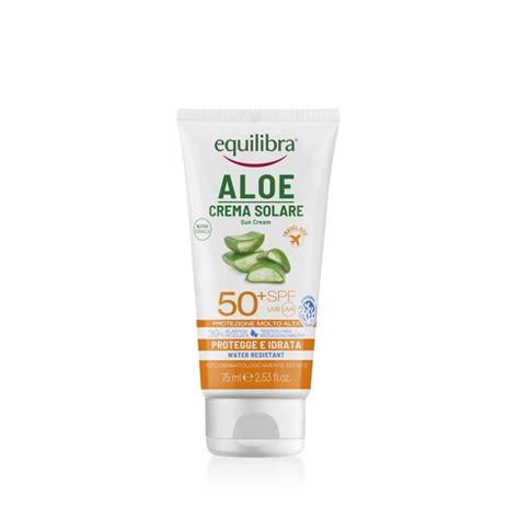 Aloe Crema Solare Spf Minitaglia Equilibra Farmacia Loreto