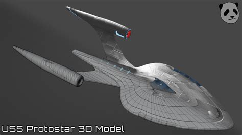 Star Trek Prodigy Protostar Class Starship Digital 3D Model