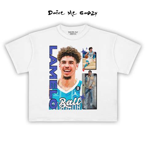 Jual Lamelo Ball Oversized Charlotte Hornets Nba Bootleg T Shirt