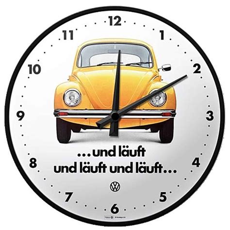 Horloge Decoration Pendule Murale Volkswagen Coccinelle