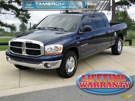 2006 Patriot Blue Pearl Dodge Ram 1500 Slt Mega Cab 51857077 Photo 13 Car