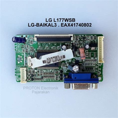 Mesin Mainboard Lcd Monitor Lg Flatron L Wsb L Wsbs L Wsb Pf Pcb