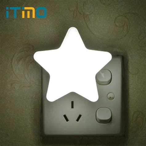 iTimo Star Night Light Plug in Wall Lamp Home Lighting Socket Lamp ...