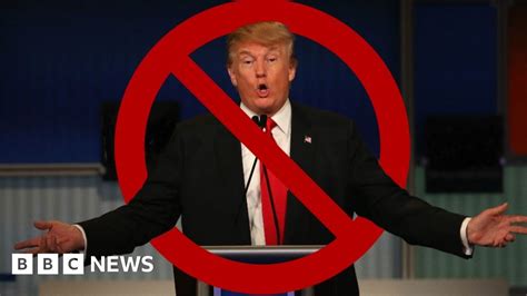 Donald Trump How You Can Get Banned From Coming To The Uk And Why Bbc News