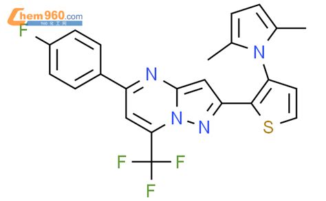 Fluorophenyl Trifluoromethyl Pyrazolo A