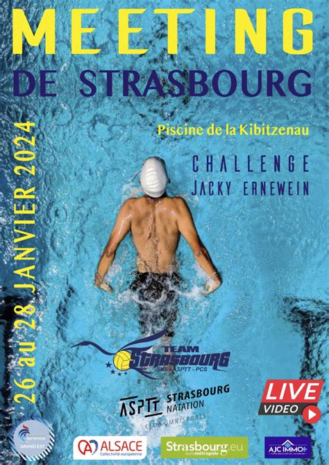 Meeting De Strasbourg Ligue Grand Est De Natation