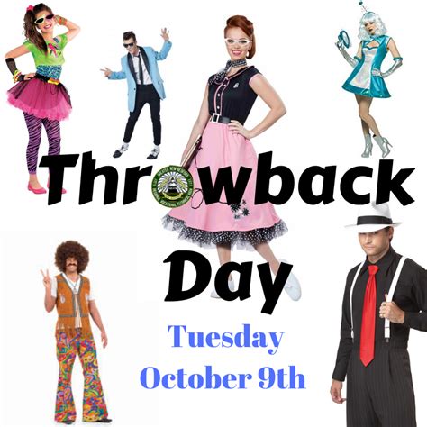 Throwback Thursday Outfits Spirit Week