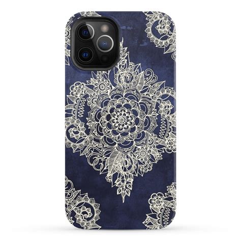 Iphone 12 Pro Cases Cream Floral By Micklyn Le Feuvre Artscase