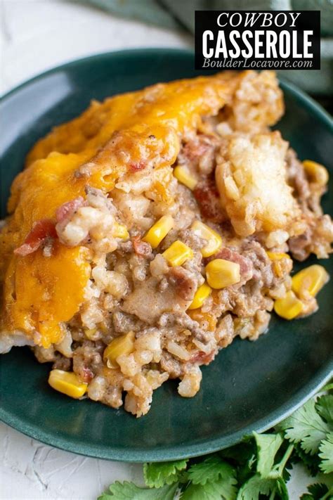 Cowboy Casserole Is A Tater Tot Casserole With A Kick Of Extra Flavor