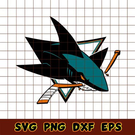 San Jose Sharks Logo Svg San Jose Sharks Svg Nhl Svg Hock Inspire