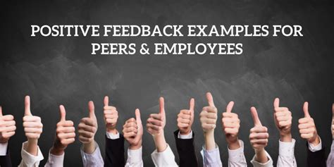 25 Positive Feedback Examples For Peers And Employees