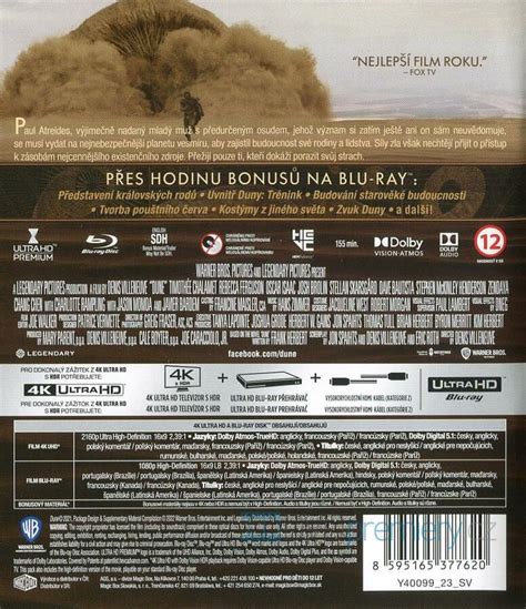 Duna K Ultra Hd Blu Ray Blu Ray Koupit Dvd Premiery Cz