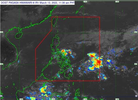 PAGASA Warm Humid Weather Across PH Due To Easterlies