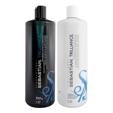 Kit Sebastian Trilliance Shampoo 1000ml Condicionador 1000ml Kit Shampoo E Condicionador