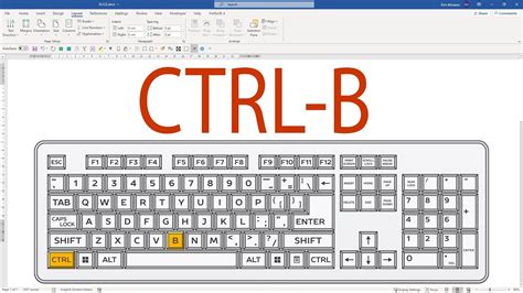 Every Ms Word Keyboard Shortcut Ever Ctrl B Youtube