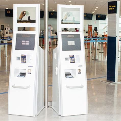 Check In Kiosk With Printer Pax Go Materna IPS With Boarding Pass