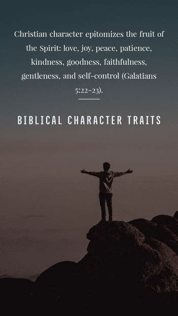 60 Major Bible Verses About Character Building Good Traits