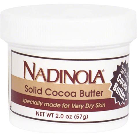 Nadinola Solid Cocoa Butter For Very Dry Skin Shop Superlo Foods