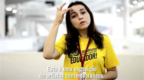 Emnomedosartistas A Es Educativas Videoguia Em Libras Youtube