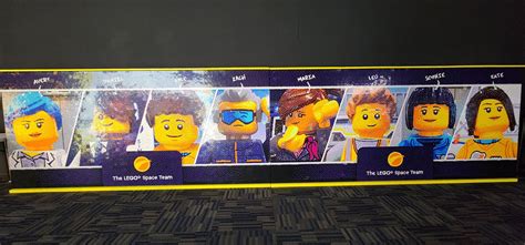 The Lego Space Team Mural At Kennedy Space Center Visitor Complex Rlego