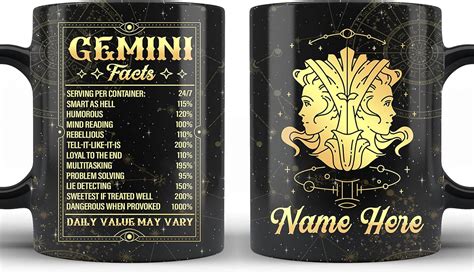 Amazon Kobalo Personalized Astrological Zodiac Star Sign Mug