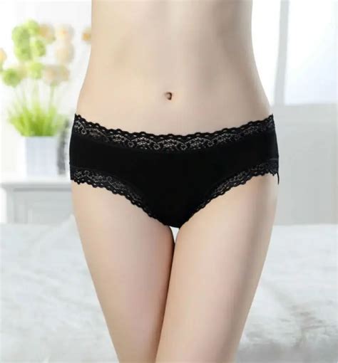 2014 New Lace Briefs Womens Bamboo Fiber Panties Sexy Underwear For