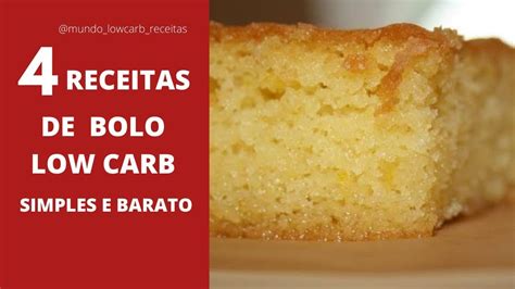 Receitas De Bolo Low Carb Simples E Baratas