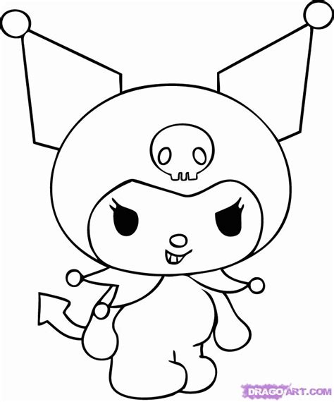 Kuromi Coloring Pages - Coloring Home