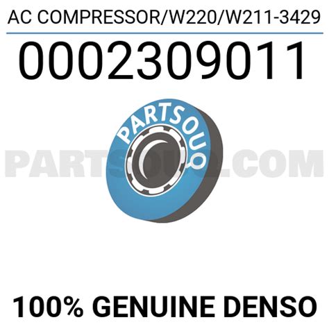 Ac Compressor W W Denso Parts Partsouq