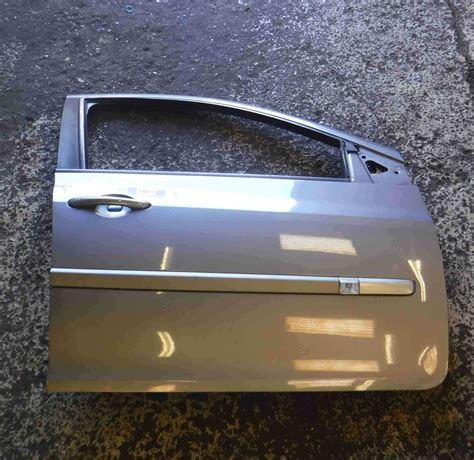 Renault Clio MK3 2005 2012 Drivers OSF Front Door Grey TEKNG 5DR