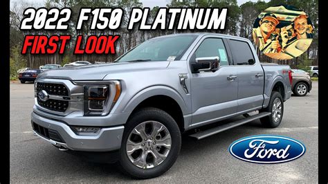 New 2022 Ford F150 Platinum Luxury And Capability Combined Walkaround Startup And Interior Youtube