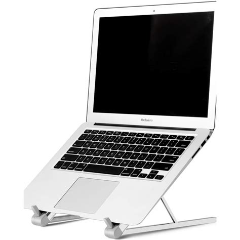 Suport Birou Aluminiu Pliabil Pentru Laptop Si Tablete Silver