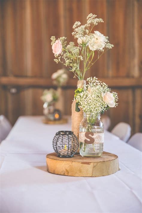 Country Chic Wedding Centerpiece Hi Miss Puff